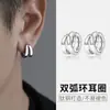 Pendientes de Aro de Plata Pura S999 con Aguja de Plata para Mujer 2026 Nuevo Estilo Popular Pendientes de Diseño de Alta Gama Venta al por Mayor