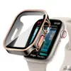 Adecuado para applewatch Funda Protectora de Película Borde Recto Funda para Reloj Funda para Apple Watch s9 Película Pieza Única s8 Funda Impermeable