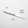 Serie Hotel Moonlight Acero Inoxidable 304 Cuchillo Tenedor Cuchara Vajilla Occidental Traje Cuchillo para Filete de Titanio Cuchara de Postre Café