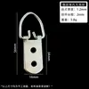 Ganchos para Molduras de Fotos, Ganchos Decorativos Ocultos para Pendurar Quadros, Ganchos de Ferragem para Outdoors, Ganchos de Pregos para Molduras de Fotos, Acessórios Especiais