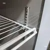 Sujetadores de clip para refrigerador, clips de refrigerador tipo cajón, estantes apilables para vitrinas, accesorios para estantes, soportes para refrigeradores de cuatro puertas