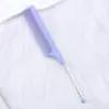 Novo pente de cabelo com contas DIY, pente de cauda fina de salão, pente de estilizar de dentes finos, pente de maquiagem, pente dopamina em estoque