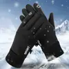 Guantes de Ciclismo para Hombre y Mujer Otoño e Invierno Terciopelo Cálidos Antideslizantes A prueba de Viento Impermeables Exteriores Conducción Motocicleta Guantes Táctiles