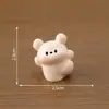 Figuras fofas de gato e cachorro dançando, bonecas miniatura adoráveis, acessórios de decoração DIY para casa de bonecas, paisagem em miniatura, pequenos enfeites de mesa