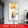 2019 Nuevo Pintura Diamante 5d Diamante Completo Nórdico Sala de Estar Entrada Edición Vertical Abstracto Caballo Punto Diamante Punto de Cruz Bordado Diamante