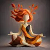 Figura Escultural Harmonia Interior de Novo Produto Transfronteiriço Escultura de Deusa Natural Pequeno Ornamento