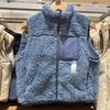 Ropa para Niños Niños y Niñas Otoño e Invierno Piel Sintética de Cordero Cremallera Chaleco Cálido Chaleco Exterior de Polar 477578