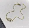 FR Pulsera Mini Herradura Freden Nuevo Abierto de Francia Gradiente Fei Nicho Collar de Gama Alta Joyería de Mano con Temperamento Lujo Ligero