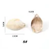 Concha Artificial de Vieira Concha de Concha Vida Marinha Pulseira DIY Pingente de Pulseira Brincos Joias com Pingente