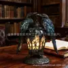 Luz de Noche Creativa Transfronteriza Diosa Luna Pájaro Estatua Retro Escena de Escritorio para el Hogar Decoración de Atmósfera