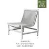 Sofá de Exterior Cadeira de Rattan Pátio de Jardim Nova Chinesa Lazer Cadeira de Rattan Mesa de Café Varanda Conjunto de Três Peças Hotel Cadeira de Exterior