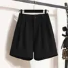 Shorts de Mujer 2026 Verano Nuevo Cintura Alta Casual Línea A Traje Pantalones de Pierna Ancha Moda Versátil Adelgazante Commuter Shorts