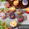 Velas Perfumadas con Flores Secas para Calmar la Mente, Fragancia para Dormitorio, Incienso de Interior de Larga Duración, Regalos de Nicho, Caja de Regalo