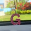 Colgante para Coche con Forma de Oso de Amor de Arcilla Amazon Transfronterizo, Colgante para Interior de Coche, Colgante de Letra de Alta Gama para Mujeres