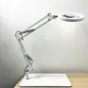 Lámpara de lectura y estudio protectora para los ojos LED de brazo largo para escritorio para inspección de soldadura y trabajos de reparación con lupa plegable, certificada CE
