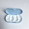 Estuche de almacenamiento ovalado para auriculares más vendido transfronterizo, compartimento de almacenamiento portátil y simple, funda protectora portátil a prueba de polvo para auriculares