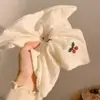 Scrunchie Grande Doce e Fresco para Mulheres, Estilo Coreano, Extra Grande, Versátil para Pão de Cabelo Outono e Inverno, Acessório de Cabelo para Menina