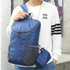 Mochila Escolar Transfronteriza de Gran Capacidad Bolsa Plegable Ligera Impermeable Bolsa para Exteriores Mochila Deportiva de Viaje Logotipo Imprimible