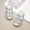 Sandalias para Niña Verano Lazo Pedrería Lindas Estilo Princesa Niña Mediana Suela Gruesa Punta Abierta Sandalias Romanas Sandalias para Niña