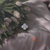 Buccellati Trébol de Cuatro Hojas Aleación Metal Nail Art Accesorios Zirconia Pegatinas para Uñas Trébol de Cuatro Hojas Hueco Francés