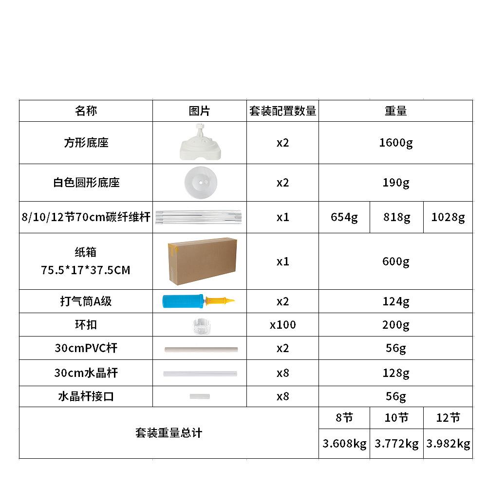方形底座拱门套装-01+