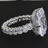 Conjunto de joyería clásica rectangular transfronteriza de Amazon, combinación de nicho para mujer, estilo europeo y americano x7198-r5797