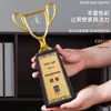 Trofeo Popular de Estrella de Cinco Puntas de Aleación de Zinc Chapado en Metal Premios Artesanía Metálica Adorno de Estrella Insignia