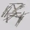 Remaches de tracción de acero inoxidable de 2,4 mm de norma nacional, remaches de tracción de cabeza redonda tipo abierto, sujetadores de ferretería para reparación y decoración