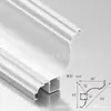 Línea de Yeso Luminosa de Aleación de Aluminio, Línea de Esquina para Techo sin Ranura para Toda la Casa, Específicamente para Renovación del Hogar y Transformación de Casas Viejas