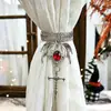 Atrapasueños de Murciélago Diablo Gótico Europeo y Americano Transfronterizo para Cortina de Halloween, Sujetador de Cortina, Hebilla Decorativa para Fiesta Festiva