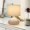 Lâmpada de Mesa Cerâmica Estilo Escandinavo Celebriade da Internet Abajur de Tecido Estilo Simples Iluminação Moderna Arte Lâmpada de Mesa
