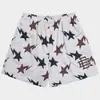 Shorts Masculino Confortável de Malha Respirável Novo Estilo Basquete Americano Estampa Digital 3D Shorts de Praia