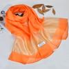 Chal de organza para protección solar Amazon toalla de playa bufanda de seda mujeres bufanda de seda de morera gasa fábrica venta al por mayor