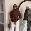 Comercio exterior transfronterizo estilo europeo y americano ropa de mujer ZA AliExpress superventas versátil corta con cordones gamuza suelta chaqueta