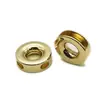 Anillo Metal Hebilla Fija para Cuerda Campana Colgante Aleación Accesorios para Ropa Hebilla Decorativa para Cable Doble Agujero Joyería para Ropa Colgante Hebilla para Cuerda de Gorra
