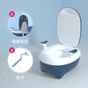 Cojín de asiento de inodoro portátil para bebés y niños, asiento de inodoro urinario orinal para niños con respaldo, asiento de inodoro de banco pequeño