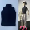 Ropa de Muñeca Hecha a Mano Ropa para Muñeco Macho de 30 cm Escala 1/6 Muñeca Yu Ge Príncipe Ob27 Traje de Jeans Chaqueta para Muñeco Macho Barbie