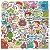 Pegatinas Numeradas Wtd, Pegatinas Lindas de Dibujos Animados para Laptops, Maletas, Termos, Juguetes para Niños, Pegatinas Decorativas