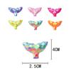 Versión coreana de lentejuelas de color fluorescente accesorios pinza para el pelo de cola de pez bebé accesorios pinza BB para bebé materiales para accesorios para el pelo
