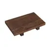 Base de Estante de Bandeja de Aromaterapia para Baño de Madera en Stock Portavelas Vintage Adorno Decorativo Base para Maceta