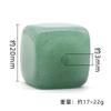 Portaincienso Cuadrado de Piedra Ágata Cristal Natural Base para Incienso Piedra de Cristal para Aromaterapia Inserto para Incienso Adornos Pequeños