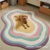 Dropshipping Transfronterizo Alfombra de Imitación Irregular Cachemir Sala de Estar Mesa de Café Sofá Manta Resistente a Manchas y Fácil de Cuidar Dormitorio Alfombra de Cabecera