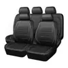 Funda Universal de Cuero PU de Una Pieza para Asientos Delanteros Dobles de Coche para Comercio Exterior, Funda de Cojín de Asiento Popular de Venta Transfronteriza, Adecuada para Todas las Estaciones