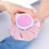 Bolsa de Compresa Caliente, Bolsa Creativa de Compresa Fría Rellena de Agua, Bolsa de Hielo de Tela Refrigerante Multifuncional para Fisioterapia de Esguinces, Bolsa de Hielo Plegable Portátil