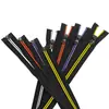 Número 3, 5 # Protector Bucal con Cremallera de Nylon de Doble Soporte, Protector Bucal de Doble Soporte de 8 Piezas, Diseño Personalizado Colorido.