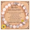 Pulsera de Cuentas Amarillas y Azules de Amazon, Pulsera de Rodocrosita Zebra Rosa de Piedra Natural con Colgante de Girasol de Moda para Mujer