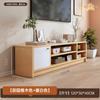 Mueble de TV para Sala de Estar Almacenamiento para el Hogar Gabinete Integrado Uso en Apartamentos Pequeños Casas de Alquiler Soporte de TV de Piso