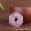 Pingente de Ágata do Brasil Jade de Gelo Calcedônia Rosa Cuia Unissex Jade Buda Maitreya Fivela de Segurança Pingente Ornamentos Atacado