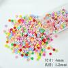 Cuentas sueltas de arroz de vidrio en forma de donut de color crema de alta calidad, hechas a mano, para cadena de teléfono móvil, accesorios de joyería