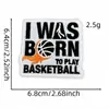 Novo adesivo de tecido bordado de basquete de desenho animado esportivo, etiqueta de tecido, acessório de vestuário, patch bordado para computador em estoque, atacado